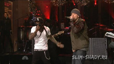 Eminem  Lil Wayne  - "No Love" | "Won't Back Down" @ SNL 2010 HD 1080i +   