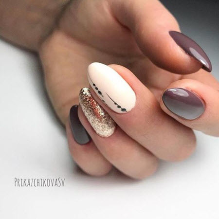 Красивые идеи дизайна ногтей гель-лаком с блестками