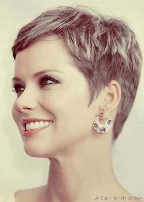 Pixie Cut with Short Bangs