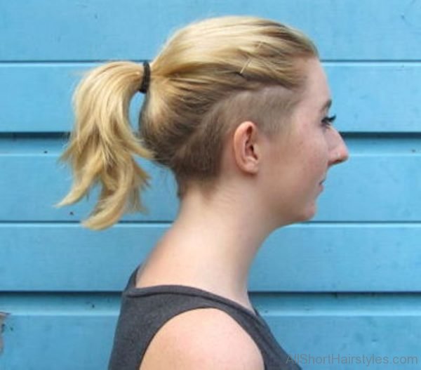 Undercut Ponytail Hairstyle