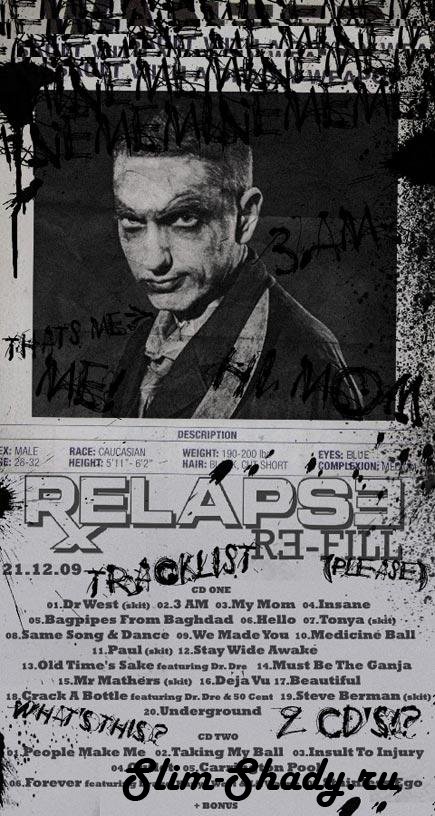 “Relapse: Refill” Tracklist