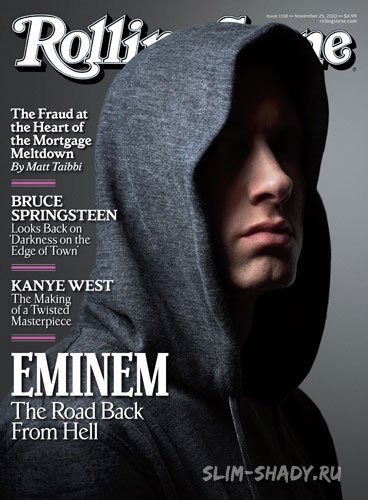 Eminem на обложке журнала Rolling Stone.