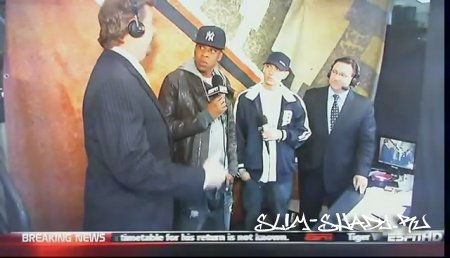 Eminem и Jay-Z дают интервью ESPN (Video) 12.05.2010.