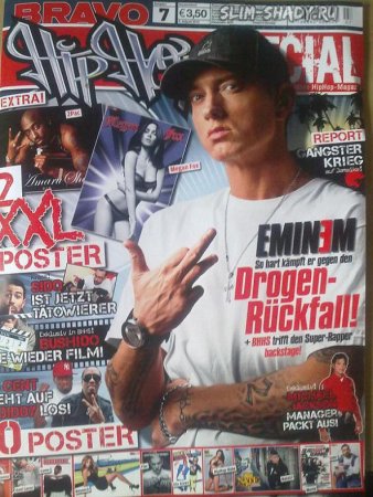 Eminem на обложке немецкого журнала "Bravo"